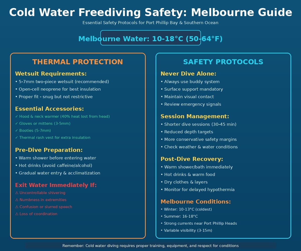 Freediving Safety in Cold Water: Melbourne & Victorian Conditions